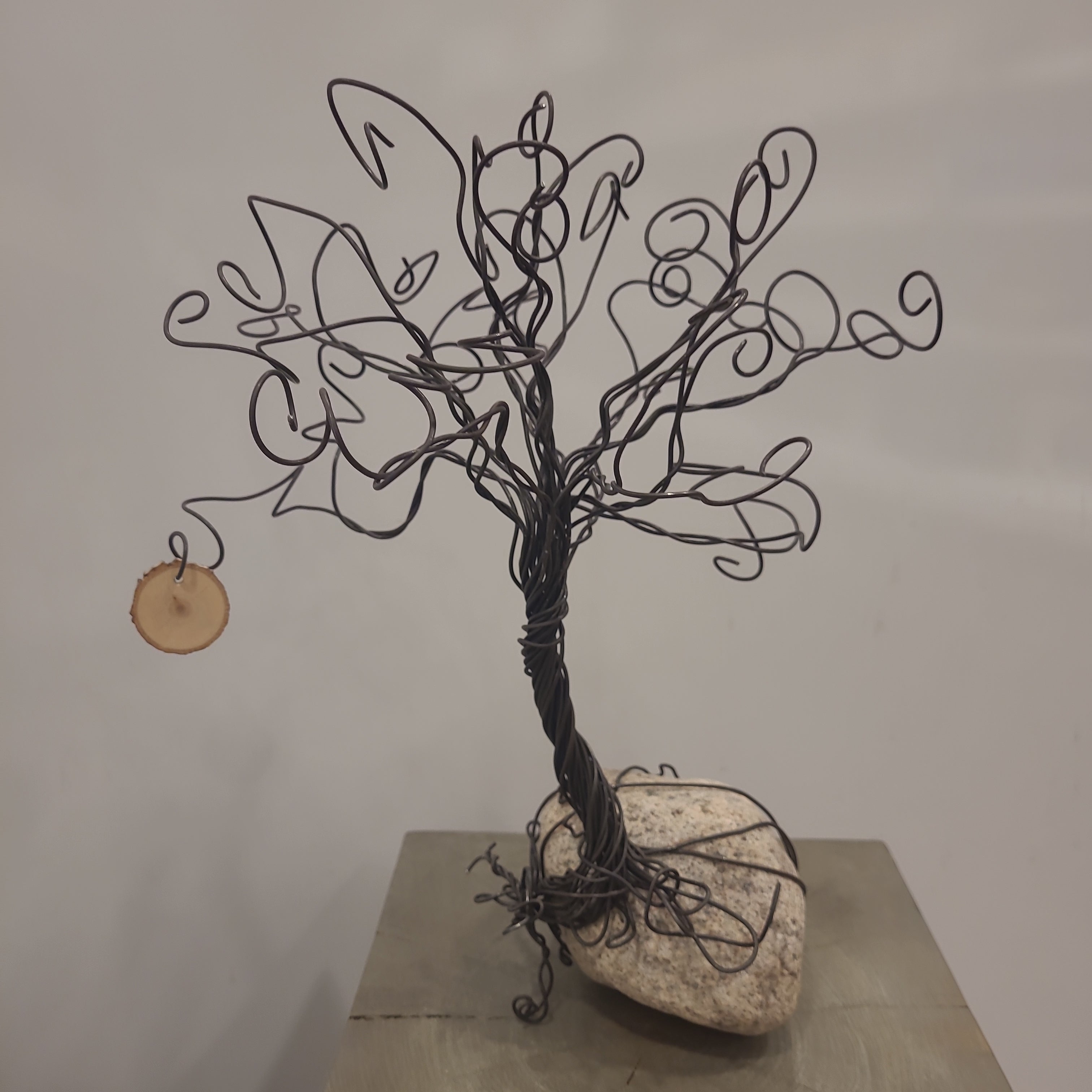 Bent into shape - small wire tree