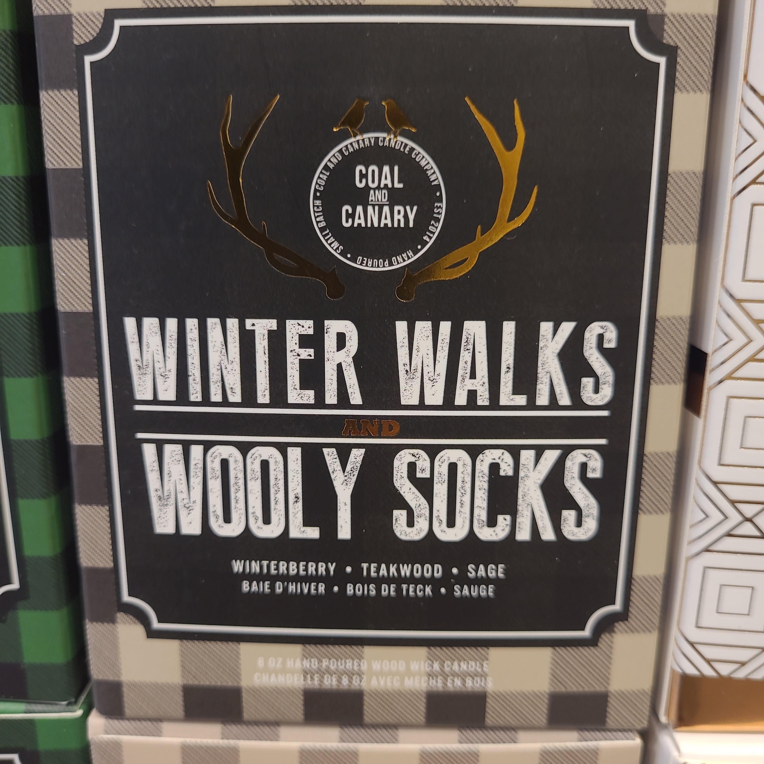 Coal and Canary -winter walks and wooly socks