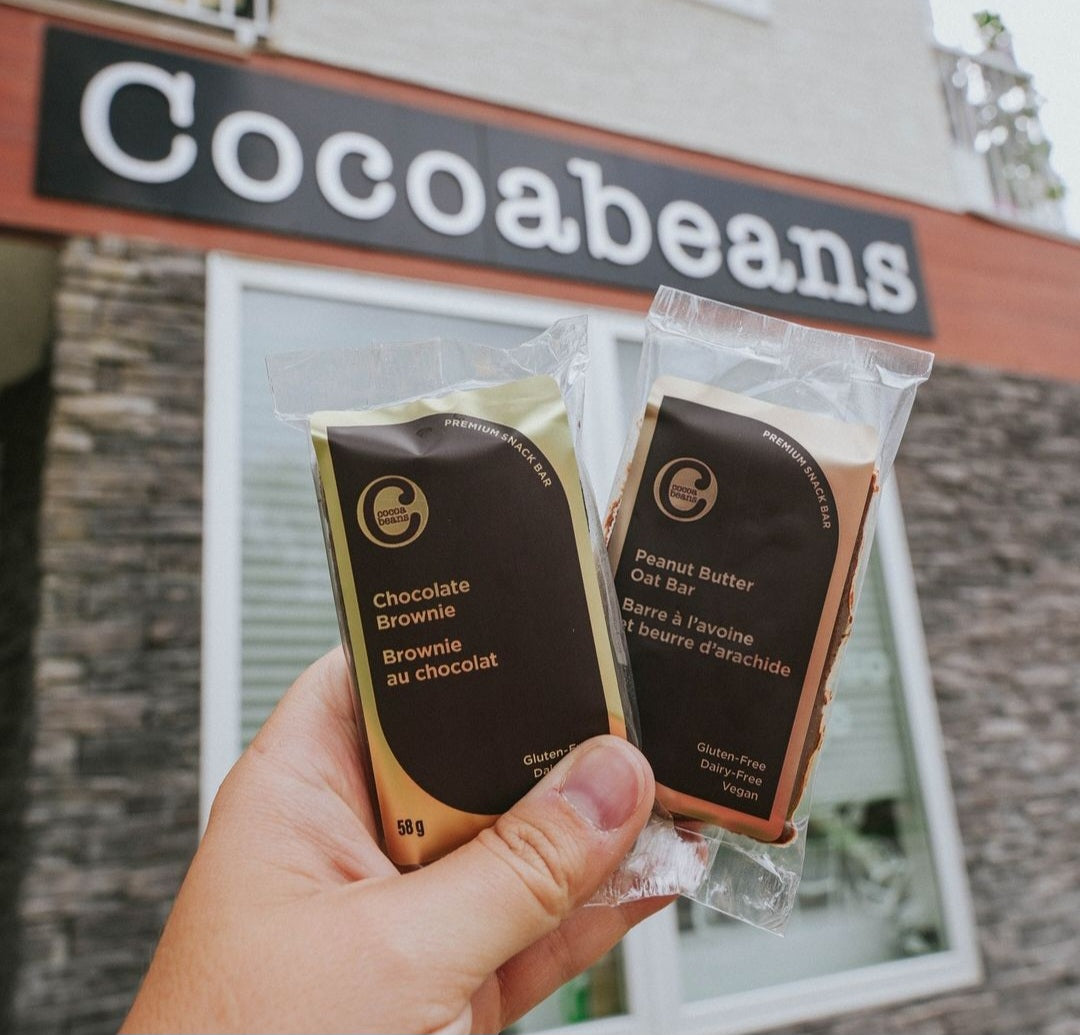 Cocoabeans - gluten free snack bars peanut butter oat bar