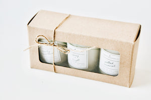 Farmer's Daughter Candles - Deck The Halls Votive Trio Pack
