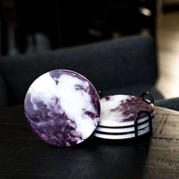 Lynn & Liana - Ceramic Resin Coasters