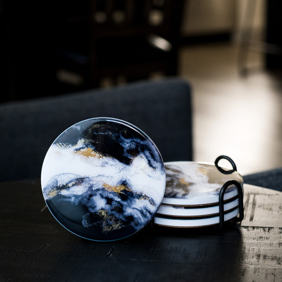 Lynn & Liana - Ceramic Resin Coasters