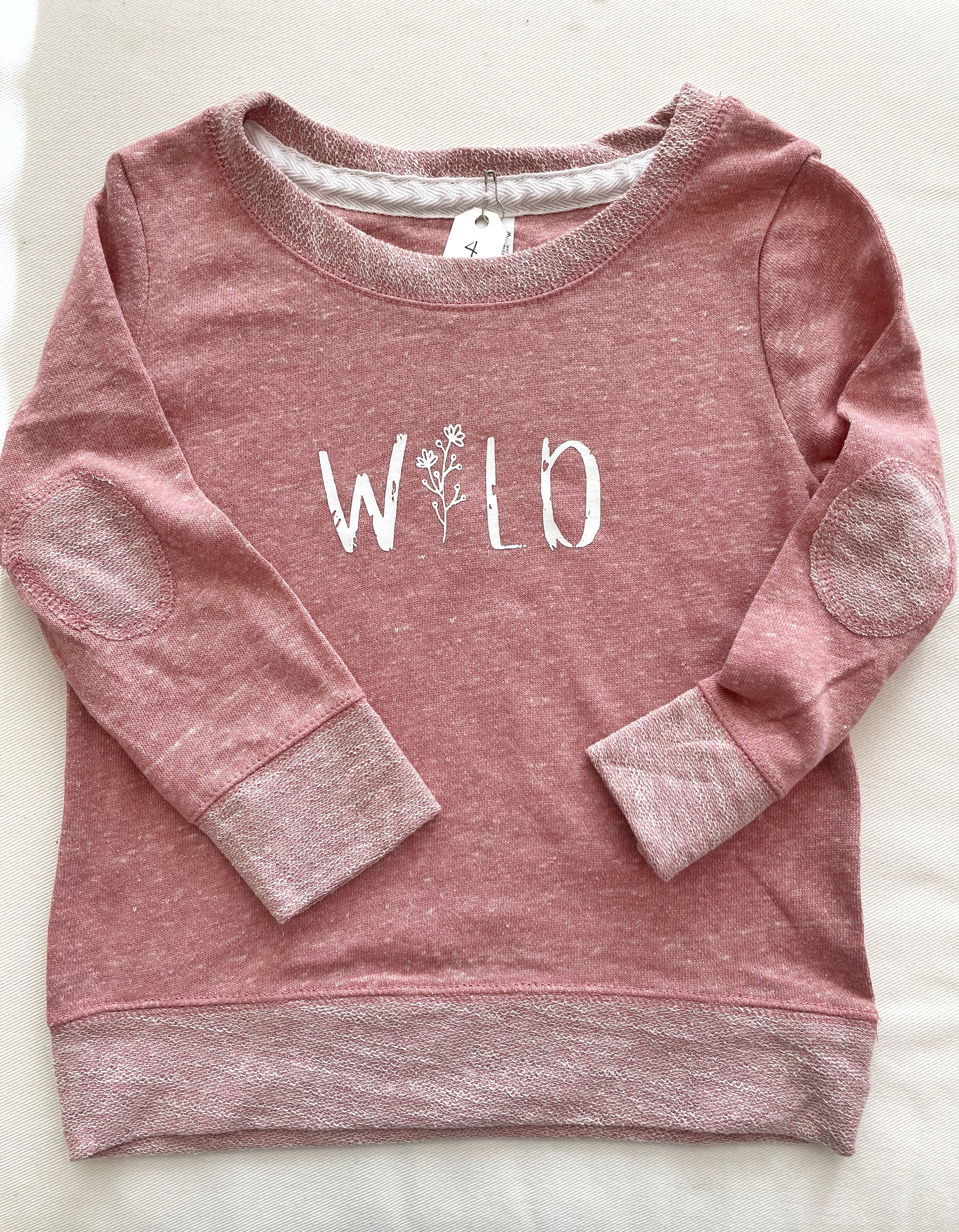 Simply Grey Signature - "Wild" Pink Sweatshirt