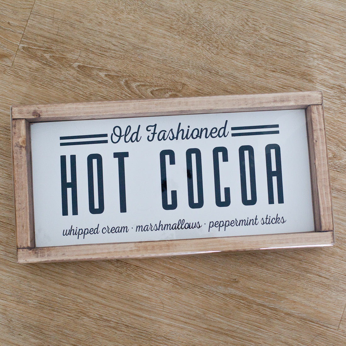 Simply Grey Signature - Hot Cocoa Sign
