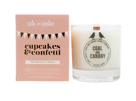 Coal & Canary Candles - Cupcakes & Confetti (the Birthday candle)