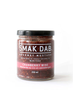 Smak Dab Cranberry Wine Mustard