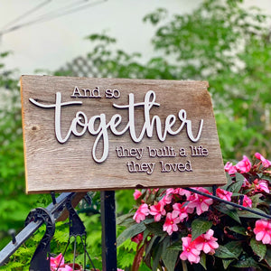 Farmstead Signs - And so together they built