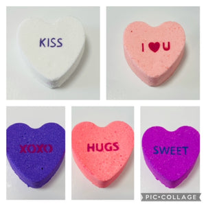 Creations by Maegan - Heart Bath Bombs