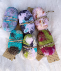 Felted Woolly Goat Soap